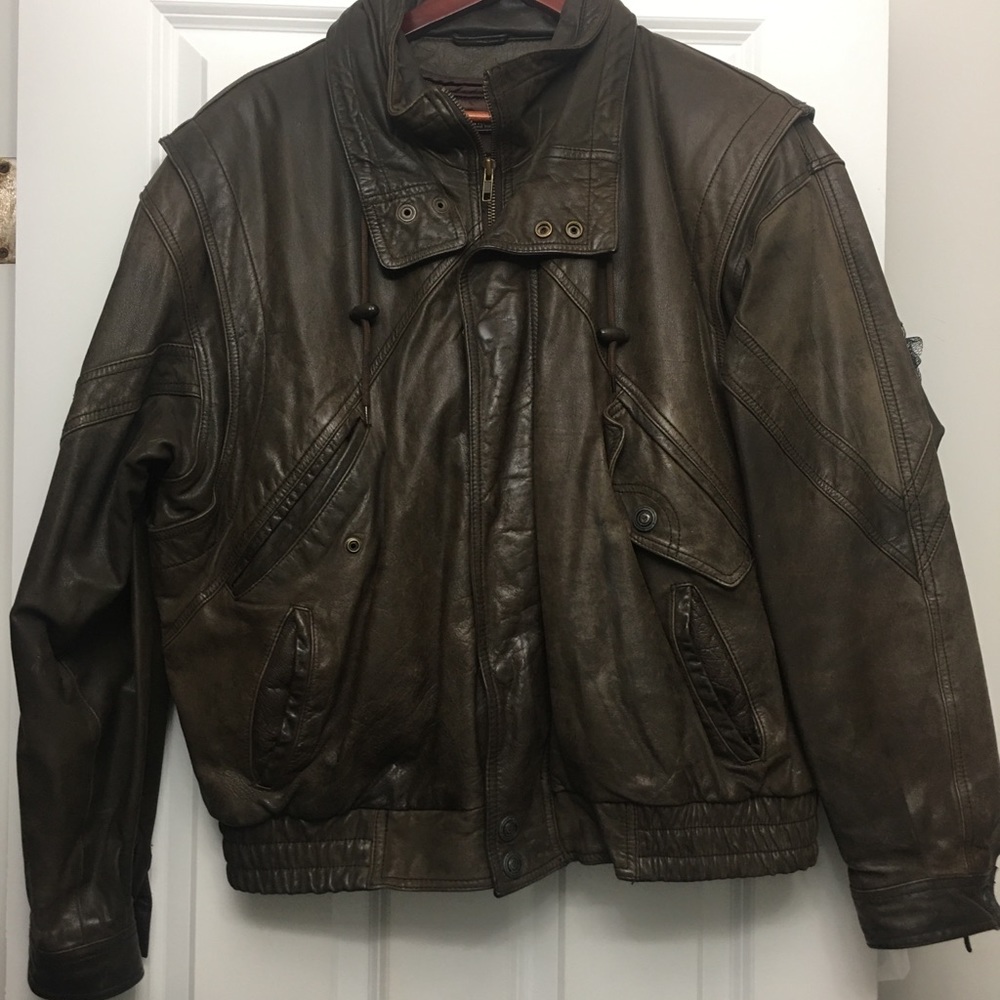 📕END OF STORY SALE! MAKE AN OFFER!👀⬇️Adventure Bound Originals Leather Coat SZ L